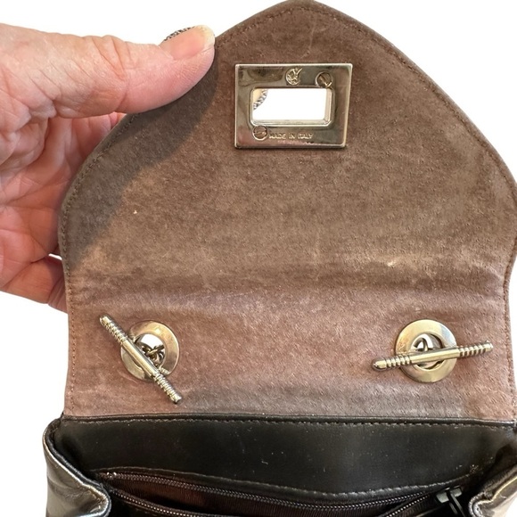 Elegant pewter metallic Leather Frenchy of California made in USA Women\'s Bag main image 14